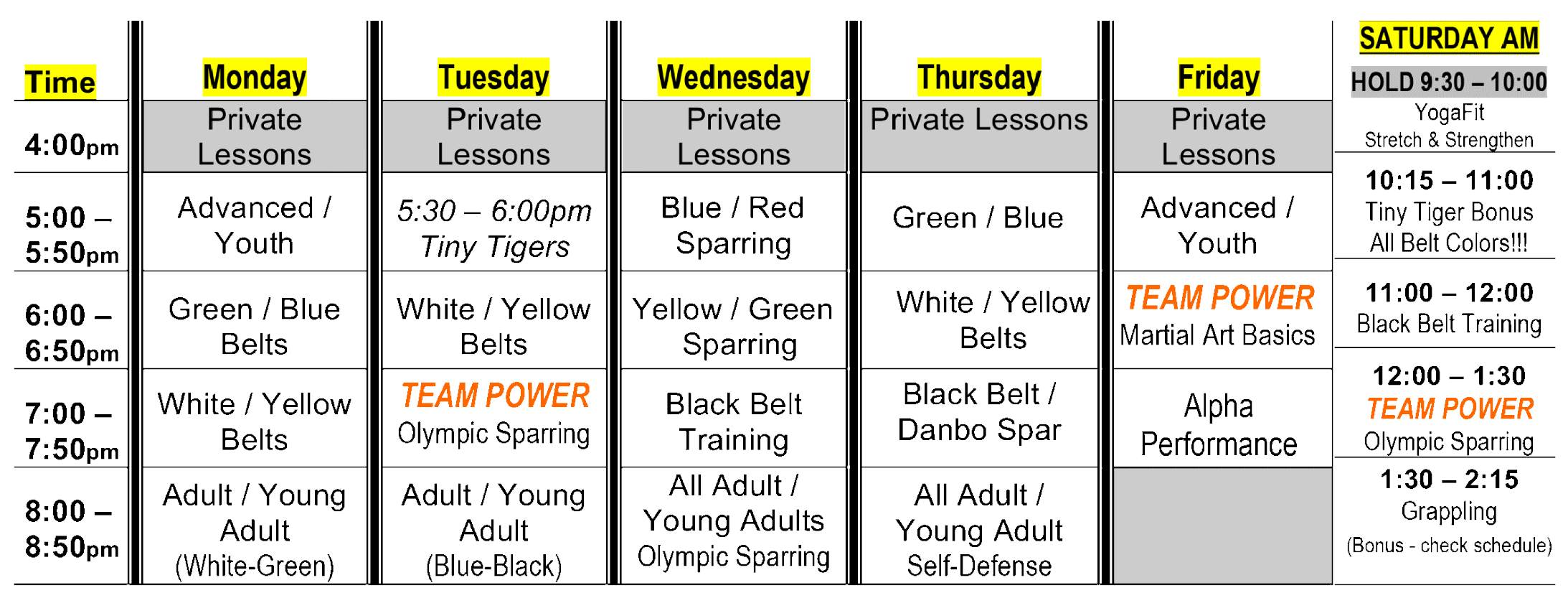 schedulebig